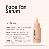 BALI BODY Face Tan Serum, Gradual Face Serum for a Customizable Tan, Includes Hyaluronic Acid & Niacinamide, Vegan and Cruelty-Free (30 ml/1.01 fl oz)