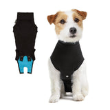 Suitical Recovery Suit for Dogs – 2XSmall – Black. Professional Body Shirt as Alternative to Dog Cone