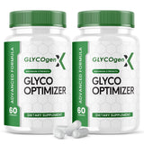 (2 Pack) Glyco Optimizer Glycogen X - Official Formula - GlycoOptimizer Advanced Formula Capsules with Chromium, Cinnamon Bark - Glycogenx Supplement Glyco Optimizer Sugar Glycogen Plus (120 Capsules)