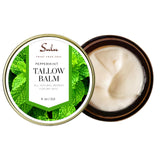 SULU ORGANICS Natural Whipped Tallow Balm for Face and Body, Natural Moisturizer made with Grassfed Beef Tallow- 4 oz/113 g (Ylang Ylang)