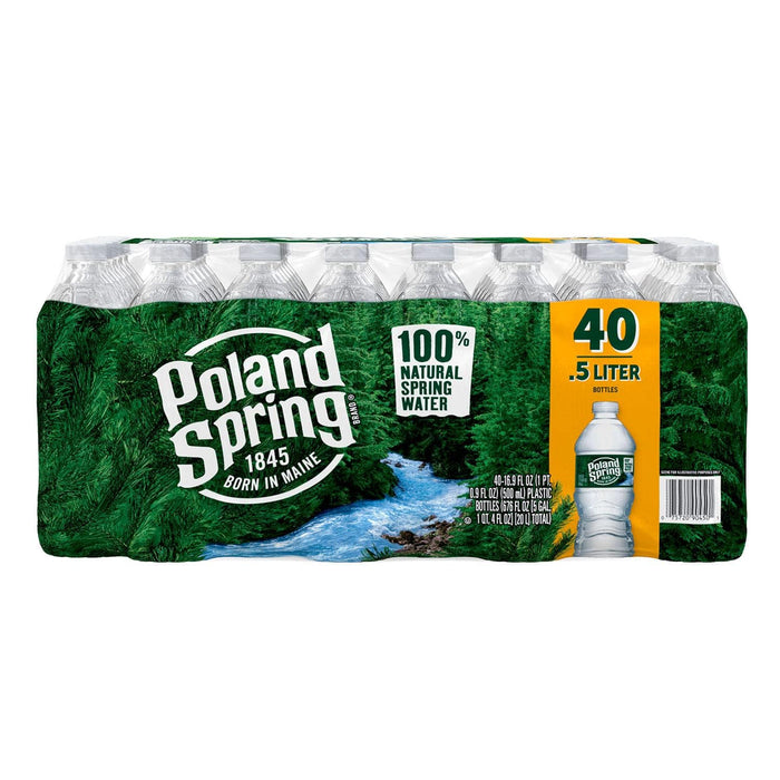 Poland Spring Natural Water 16.9 oz. 40 pk.