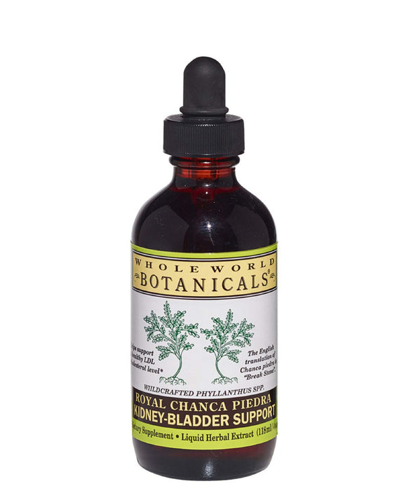 Whole World Botanicals Royal Chanca Piedra Kidney-Bladder Support, Liquid Extract 4 oz, for Kidney and Bladder Support