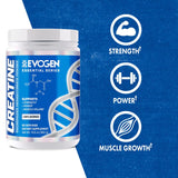 Evogen Creatine Monohydrate | Premium Creatine Supplement for Muscle Growth, Increased Strength, Enhanced Energy Output, Anti-oxidant Support, & Improved Athletic Performance | Unflavored