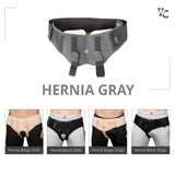 Wonder Care Grey Inguinal Hernia Support Truss brace for Single/Double Inguinal or Sports Hernia with Two Removable Compression Pads & Adjustable Groin Straps Surgery & injury Recovery belt