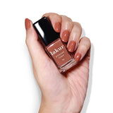 LONDONTOWN Tawny Brown Glossy Nail Polish, Pecan Pie lakur, Vegan Chip-Resistant Long-Lasting Nail Lacquer, 40 fl oz