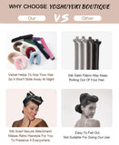 Heatless Hair Curler to Sleep in - Overnight Heatless Curls Blowout Rods Headband No Heat Curling Set, Jumbo Rods Hair Rollers Blowout Look for Long Hair Silk Hair Wrap for Sleeping Beige