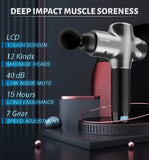 DACORM Massage Gun Deep Tissue Percussion Muscle Massage Gun for Athletes,Super Quiet Portable Electric Sport Massager,Handheld Deep Tissue Massager of Y8 Pro Max (Gray)