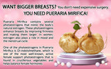 Pueraria Mirifica Capsules 5000mg - Natural Breast Enhancement Pills for Women - Breast Enlargement Pills - Breast Growth, Vaginal Health, Menopause Relief, Skin & Hair Health - 90 Vegan Capsules