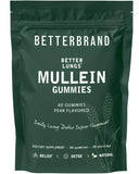 BetterBrand Daily Respiratory Support Gummies - 1000mg Mullein Leaf Extract, Pear Flavor, 30-Day Supply