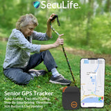 SecuLife SecuLife SOS GPS Tracker - Life Saving SOS Button Assistive Speakerphone Real-Time GPS Tracking Device – 4G LTE Medical Alert for Senior Citizens – Dementia, Alzheimer's, Special Needs