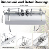 Mole Trap Half Round Metal Mole Killer Reusable Ground Squirrel Trap Heavy Duty Gopher Rat Vole Traps Tactical Traps for Outdoor Lawn Garden Yard Gopher Vole Trapping (4 Packs)