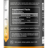 B Life Vegan Pure Organic Ashwagandha Powder KSM-66 Extract and Organic Black Pepper | 180 Caps - 90 Days | Stress Support, Mood Enhancer | Made in The USA.