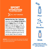 Nuun Sport Electrolyte Powder Packets - All Out Orange | 5 Essential Electrolytes for Hydration | Exclusive Orangetheory Fitness Flavor | 1g Sugar | Non GMO, Vegan | 16 Single Serving Sticks