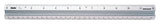 Helix 12 inch 30cm Non-Slip Metal Safety Ruler