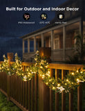 Govee String Lights 33ft, Smart RGBIC Christmas String Lights App-Controlled, 99+ Preset Scene Modes, IP65 Waterproof, Sync with Music, Works with Alexa, Rope Light for Summer Holiday Party Decor