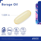 Pure Encapsulations Borage Oil | Hypoallergenic Dietary Supplement | 60 Softgel Capsules