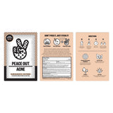 Peace Out Skincare Mega Acne Healing Dots. 6-hours Fast Acting Anti-Acne Hydrocolloid Pimple Patches with Salicylic Acid to Clear Blemishes Overnight (60 dots)