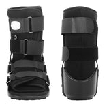 Jewlri Short Air Walker Fracture Boot Walking Protection Boot Inflatable with Aluminum Brackets for Broken Foot Fractures Sprains fits Left or Right Foot Ankle Medium