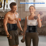 Back Brace for Men Women Lower Back Pain Relief with 7 Stays, Adjustable Back Support Belt for Herniated Disc, Sciatica, Scoliosis, Breathable Lumbar Support Brace with Hot &Cold Pad Therapy Pocket