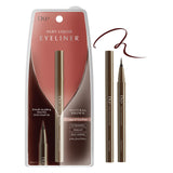 D-UP Silky Liquid Eyeliner Brown, Easy-Drawing, Smudge-Proof, Quick-Drying, with Beauty Serum, Japanese Makeup - Natural Brown