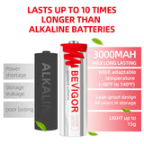 Lithium Batteries AA Size, AA Battery 72Pack, 3000mAh Double A Battery, 1.5V Lithium AA Battery, Longer Lasting Lithium Iron AA Batteries for Flashlight, Toys, Remote Control【Non-Rechargeable】