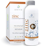 Eniva Health Liquid Ionic Zinc Supplement (16oz) Immune Health, Vision, Skin. Doctor Formulated. NO Calories. NO Sugar. Perfect for Low-Carb, Keto & Flu. by