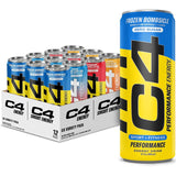 Cellucor C4 Performance & Smart Energy Drink Official Variety Pack | Zero Sugar Carbonated Preworkout Energy | 150+200mg Caffeine with Beta Alanine | 4 Flavors | 12 Fl Oz (12 Pack)