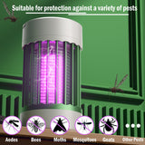 Bug Zapper Indoor & Outdoor,Electric Mosquito Zapper Killer Fly Zapper with Night Light Cordless USB Rechargeable Mosquito Repellent Outdoor Patio Fly Killer for Yard Patio Home - Green