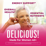 Multivitamin for Women 40+ | Womens Multivitamin Liposomal | Immune Support Supplement | Energy Supplements & Sleep Aid | Methylated Multivitamin | Vegan | Sugar Free | Non-GMO | 14 Servings