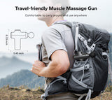 MERACH Mini Massage Gun, Upgrade Powerful Deep Tissue Percussion Muscle Massager Gunfor Athletes, 8 Attachments & Carry CaseIncluded, 9Dmini