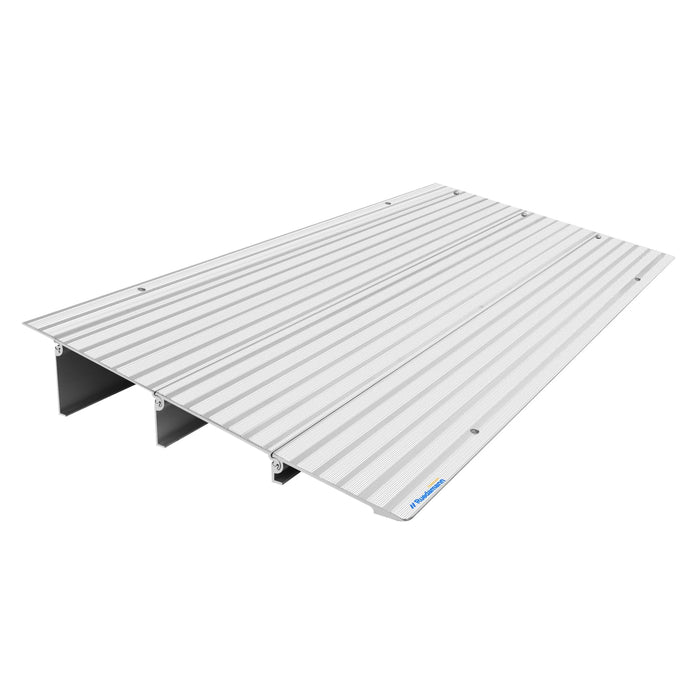 Ruedamann Threshold Ramp,3" Rise Modular Aluminum Entry Ramp,800 LBS Capacity,34" Wide Door Ramp for Wheelchairs, Scooters,Power Chairs,Non-Slip Mobility Wheelchair Ramp for Home Doorways