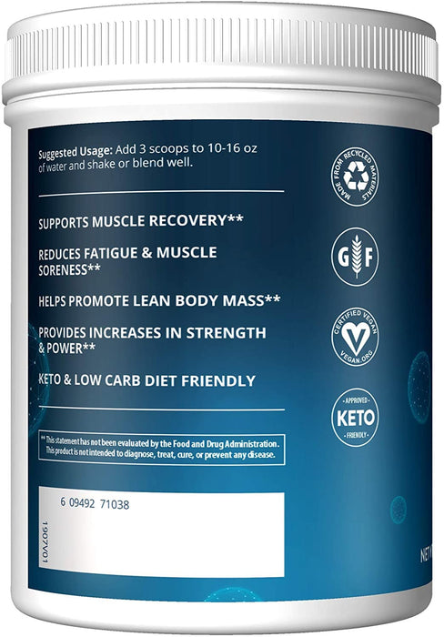 MRM Nutrition Reload BCAA+G Post-Workout Recovery | Watermelon Flavored | 9.6g Amino Acids | with CarnoSyn® | Muscle Recovery | Keto Friendly | 840g, 67 Servings