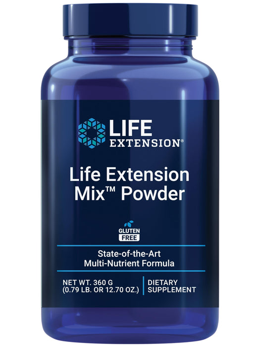 Life Extension Mix Powder - High-Potency Vitamin, Mineral, Fruit & Vegetable Supplement - Complete Daily Veggies Blend For Whole Body Health & Immunity Support - Gluten Free - 12.70 oz ( 30 Servings )