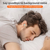 Kinglucky Ear Plugs SNR 28-33 dB Noise Cancelling, Soft Flexible Liquid Silicone, Reusable Hearing Protection for Sleep, Noise Sensitivity, Noise Reduction EarPlugs with 6 Ear Tips in S/M/L M-Green