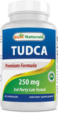 Best Naturals TUDCA 250mg (Tauroursodeoxycholic Acid) - 60 Veg Capsules - 2 Months Supply (60 Count (Pack of 1)) (60 Count (Pack of 1))