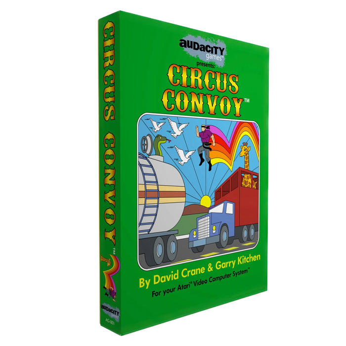 Circus Convoy - Atari 2600 Game Cartridge from The Legendary Creators of Pitfall and Keystone Kapers. Factory-Sealed Collectible for Atari Retro Games Fans VCS Video Games