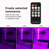 PIZHLO 66ft Dimmable Black Light Strip & Remote, 1200 LEDs 12V Flexible LED Blacklight Strip, 20m LED Ribbon, Non-Waterproof Black Lights for Glow Party Birthday Halloween Christmas Party Body Paint