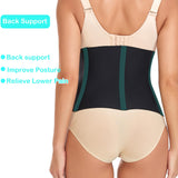 PAZ WEAN Abdominal Tummy Tuck Binder Post Op Belly Band Support Belt after Hysterectomy Surgery Recovery Compression Wrap for Stomach to Protect Incisions for Women Black