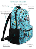 Disney Nightmare Before Christmas Kids 16 Inch School Backpack (One Size, Teal)