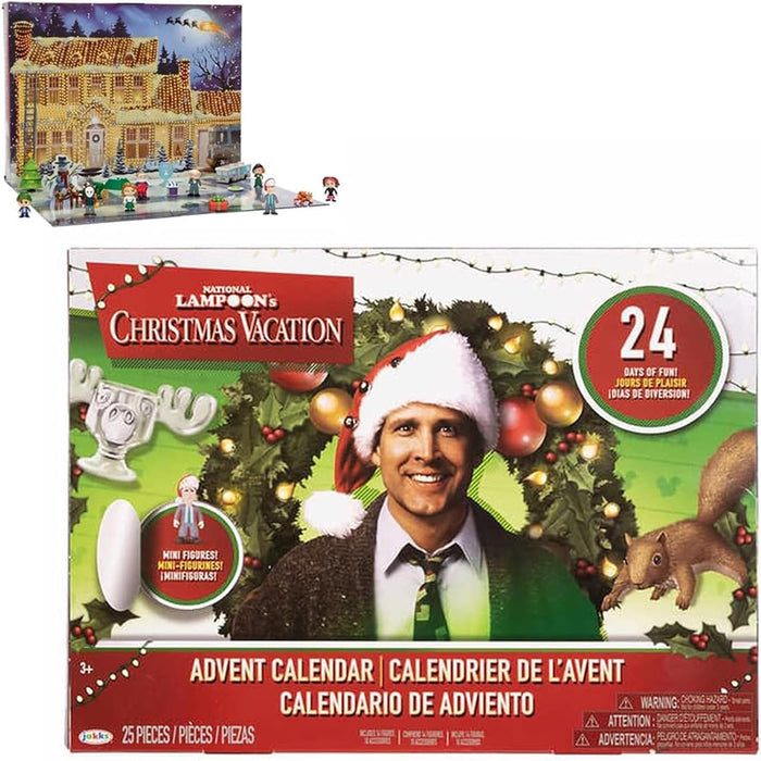 24 Day Christmas Advent Calendar, Contains 24 Gifts, National Lampoon’s Christmas Vacation Advent Calendar,Christmas Vacation Figures and Accessories Christmas Countdown Calendar Gift (3PCS)