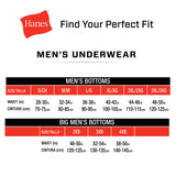 Hanes Mens Underwear Briefs, Cool Dri Moisture-wicking Cotton No-ride-up For Men, Multi-packs Available Boxer, 6 Pack - Assorted, Large US