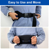 Gait Belts Transfer Belt for Seniors with Handles, MKEFMEI Gate Belt for Elderly, Walking Belt for Elderly Physical Therapy with Quick Release Buckle Anti-Slip Design Lift Belts (7 Handles)