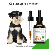 Pet Wellbeing Immune Sure for Dogs - Vet-Formulated - Immune System Support & Protection - Natural Herbal Supplement 2 oz (59 ml)
