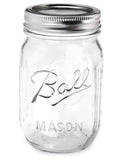 Ball Regular Mouth 16-Ounces Mason Jar with Lids and Bands (12-Units), 12-Pack, AS SHOWN