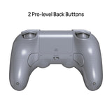 8Bitdo Pro 2 Wireless Bluetooth Controller with Travel Case, Hall Effect Joystick Update, Retro Gamepad for Switch, PC, Android, and Steam Deck & Apple (Gray Edition)