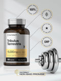 Horbaach Tribulus Terrestris Supplement for Men - 15,000mg, 180 Capsules - Non-GMO & Gluten-Free