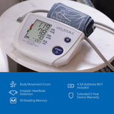 A&D Medical Premium Small Cuff Upper Arm Blood Pressure Monitor (16-24 cm / 6.3-9.4" Range) Home BP Monitor, One-Click Operation, Irregular Heartbeat Detection, Easy to Read LCD Display BP Machine