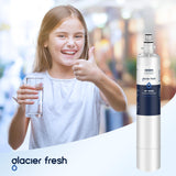 GLACIER FRESH RPWFE (with CHIP) Refrigerator Water Filter, Replacement for GE® RPWFE, RPWF, WSG-4, WF277, GFE28GMKES, PFE28KBLTS, GFD28GSLSS, PWE23KSKSS, GYE22HMKES, DFE28JSKSS, 3 Pack