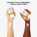 IT Cosmetics Hello Sunshine Invisible Sunscreen for Face SPF 50 - Sunscreen, Hydrating Serum & Makeup Primer - 1% Pro-Vitamin B5 & Hyaluronic Acid - HSA/FSA Eligible - No White Cast - 1.69 fl oz