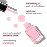 LONDONTOWN Perfecting Nail Veil #7 Enhancing Nail Care Color and Formula, Sheer Cherry Blossom Pink